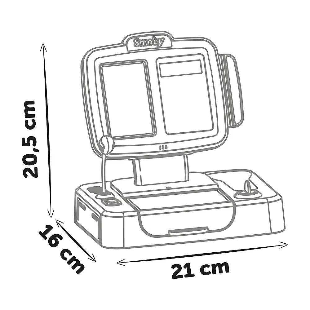 Casa de marcat Smoby Small Cash Register verde 3 ani + [3]
