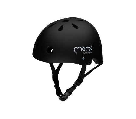 Accesorii pentru plimbare - Casca bicicleta copii, Momi, reglabila 48 - 55 cm - Black Matt