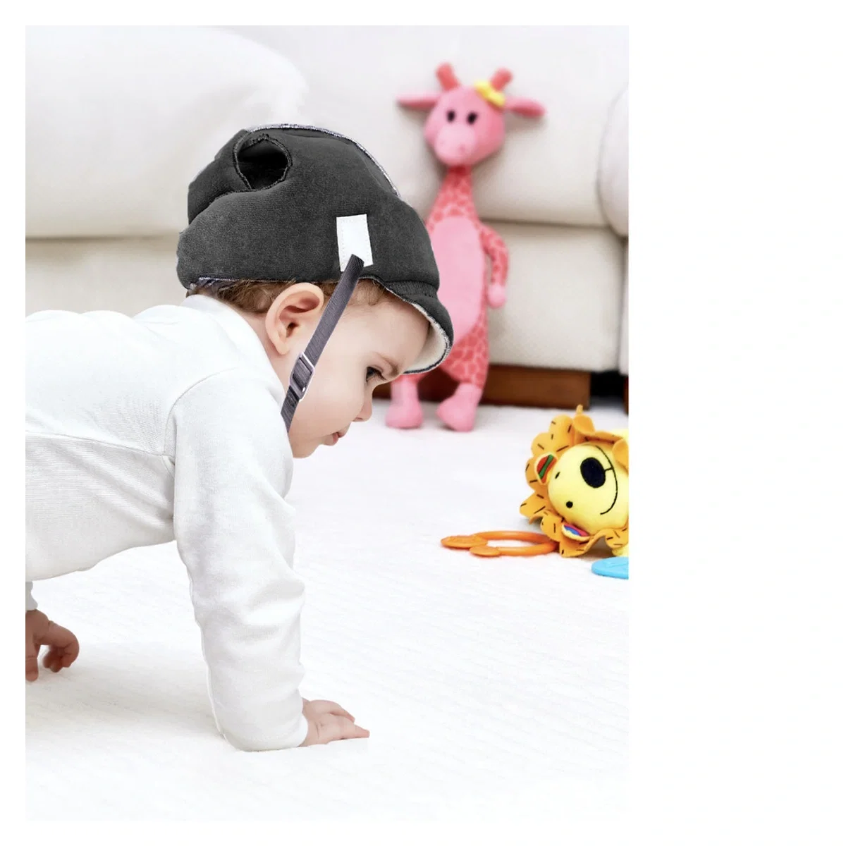 Casca de protectie BabyJem Head protect Grey [1]