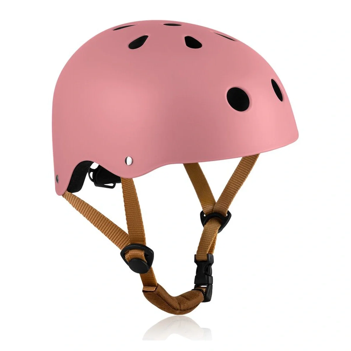 In siguranta - Casca , Lionelo, Reglabila 50-56 cm, Din ABS si EPS, Roz