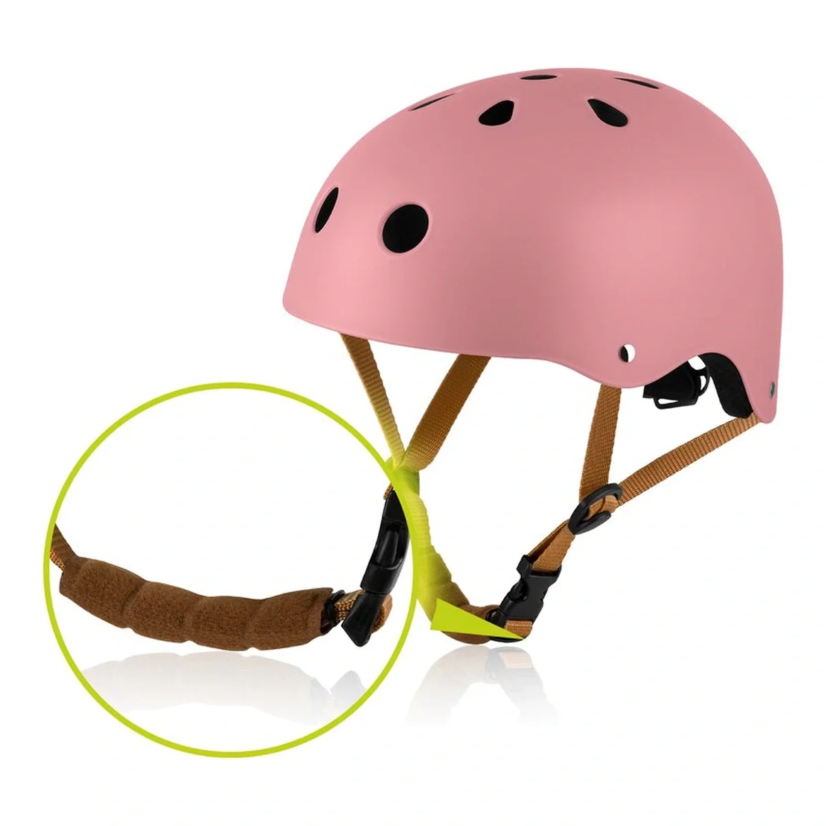 Casca , Lionelo, Reglabila 50-56 cm, Din ABS si EPS, Roz [2]