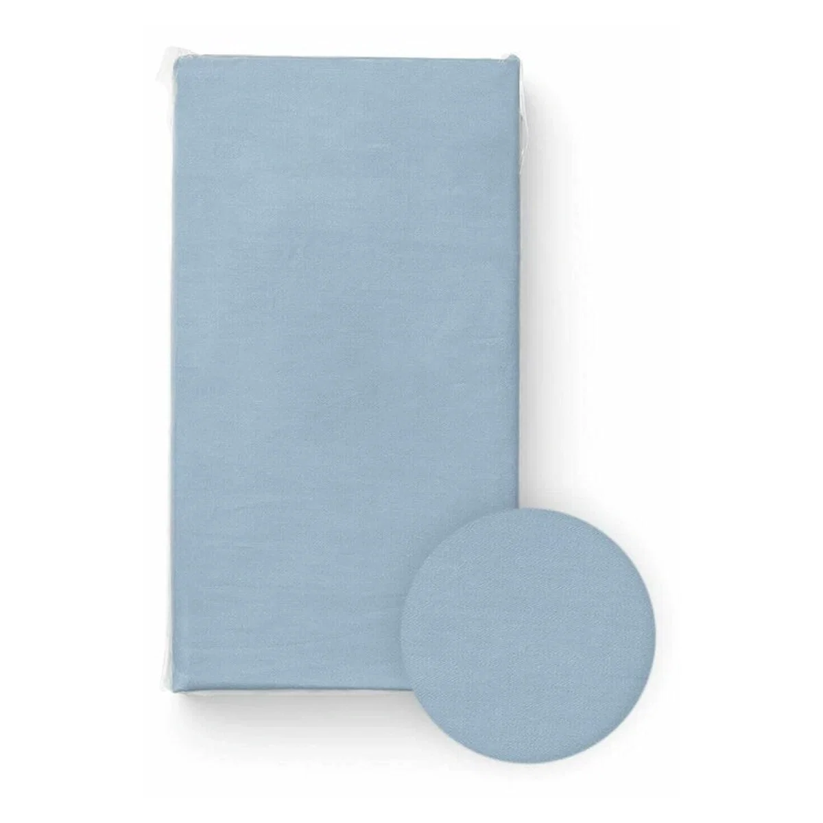 Cearceafuri pentru patut - Cearceaf cu elastic, Bocioland, Pentru patut, Din 100% bumbac jersey, 120x60 cm, Blue 0 luni+