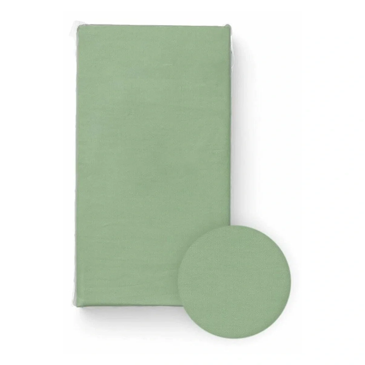 Cearceafuri pentru patut - Cearceaf cu elastic, Bocioland, Pentru patut, Din 100% bumbac jersey, 120x60 cm, Green 0 luni+