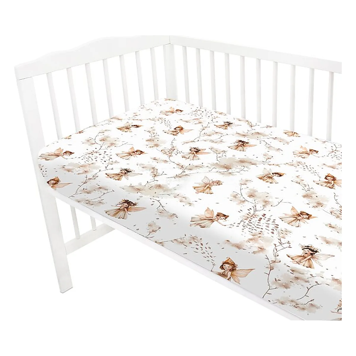 Cearceaf cu elastic, MimiNu, Pentru patut 120X60 cm, Fairy [1]