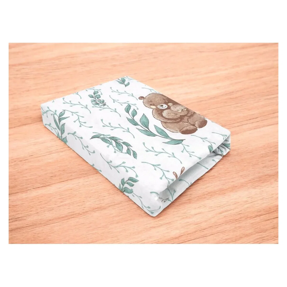 Cearceaf cu elastic, MimiNu, Pentru patut leagan/patut co-sleeper, 90x40 cm, bumbac, Lulu Natural [1]