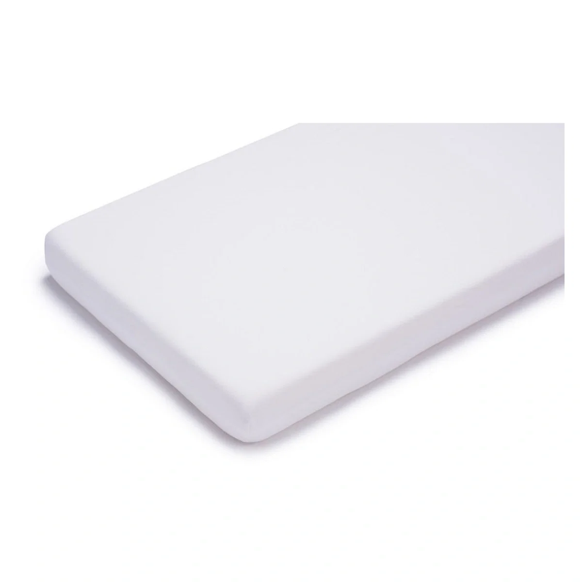 Cearceafuri pentru patut - Cearceaf cu eleastic, Petite&Mars, Soft Dream, Din Jersey, 120x60 cm, Alb