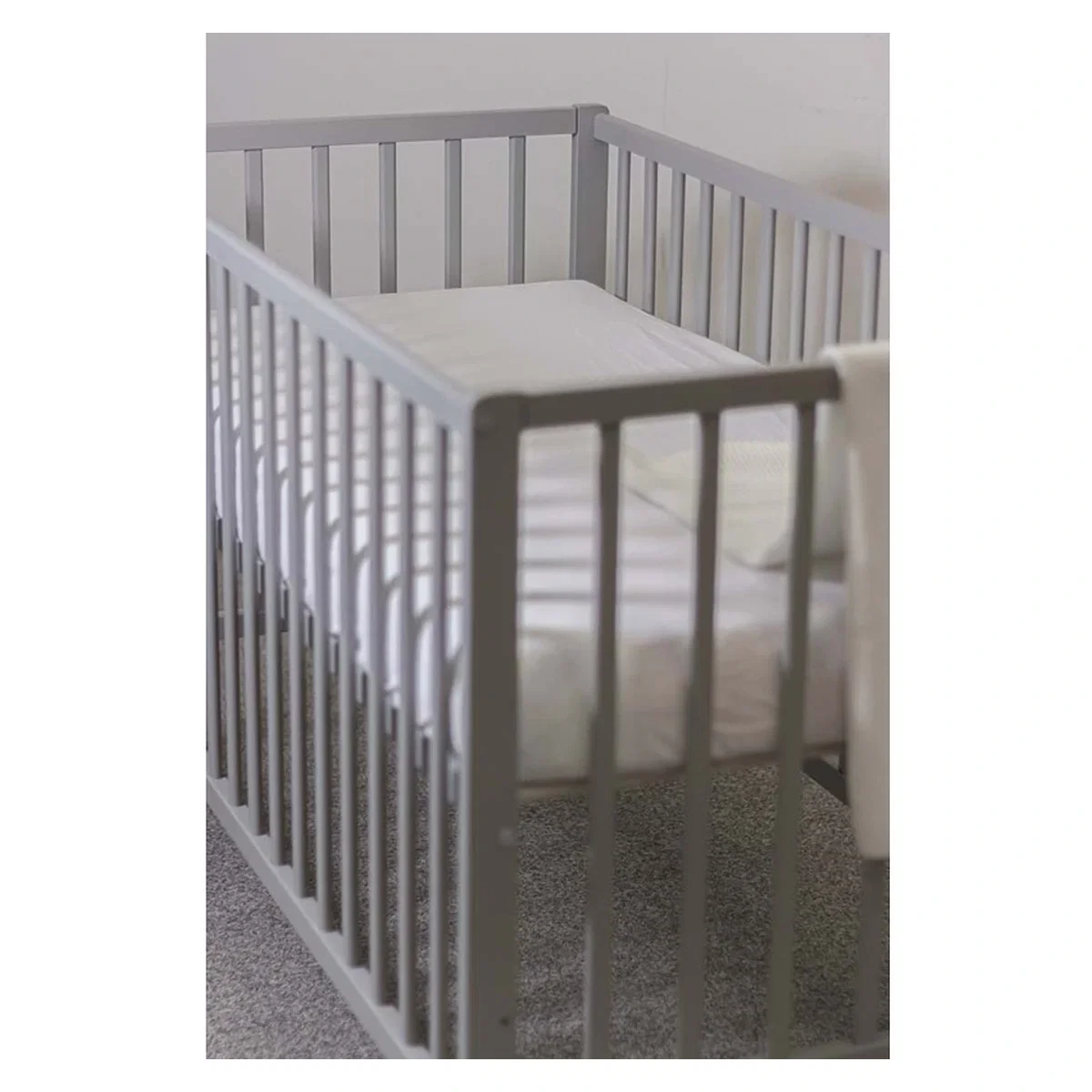 Cearceaf cu eleastic, Petite&Mars, Soft Dream Dry, Impermeabil, 120x60 cm, Alb [1]