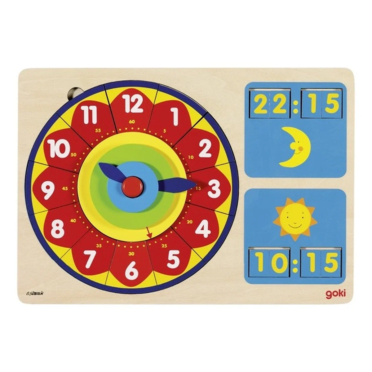 Puzzle-uri si incastre - Ceas puzzle Analog-Digital Goki