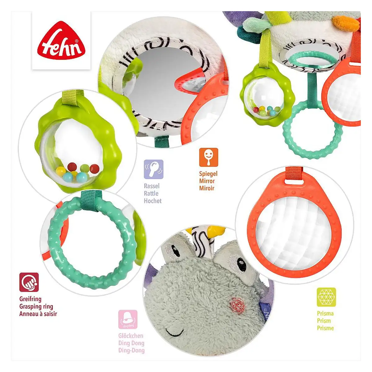 Centru de activitati mini - Crabul vesel Fehn 3 luni+ [3]