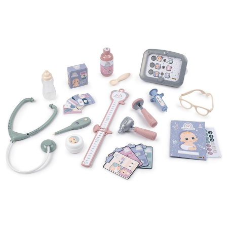 Centru de ingrijire pentru papusi Smoby Baby Care Center albastru cu accesorii 3 ani + [2]