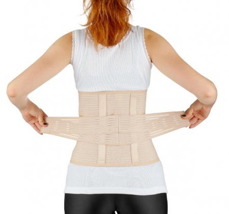 Centura abdominala post-natala reglabila Crem BabyJem Postpartum L-XL [1]