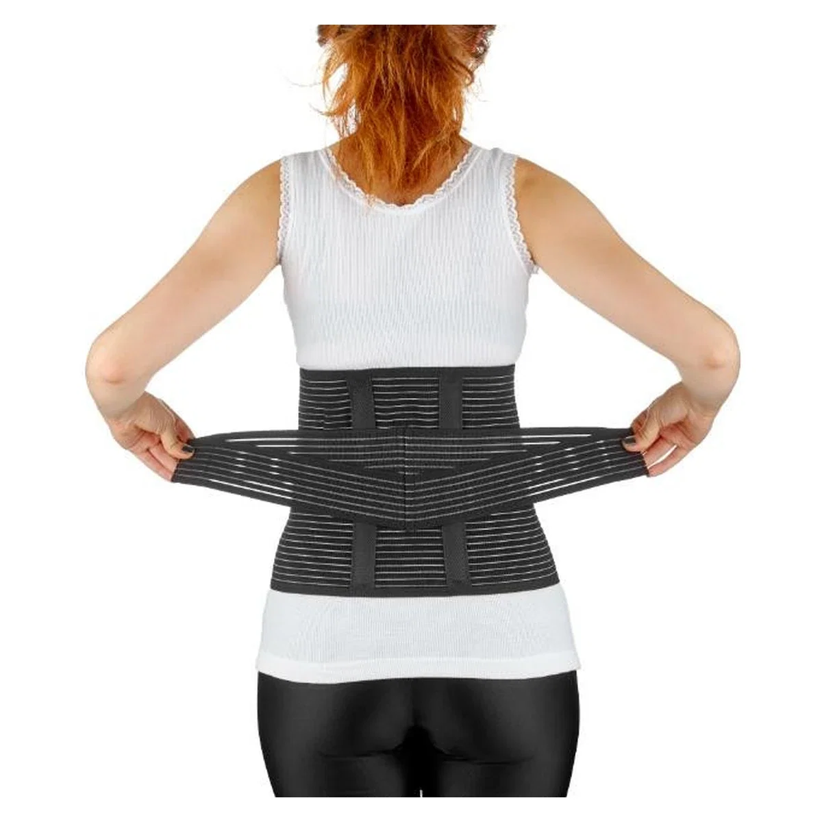 Centura abdominala post-natala reglabila Negru BabyJem Postpartum [3]