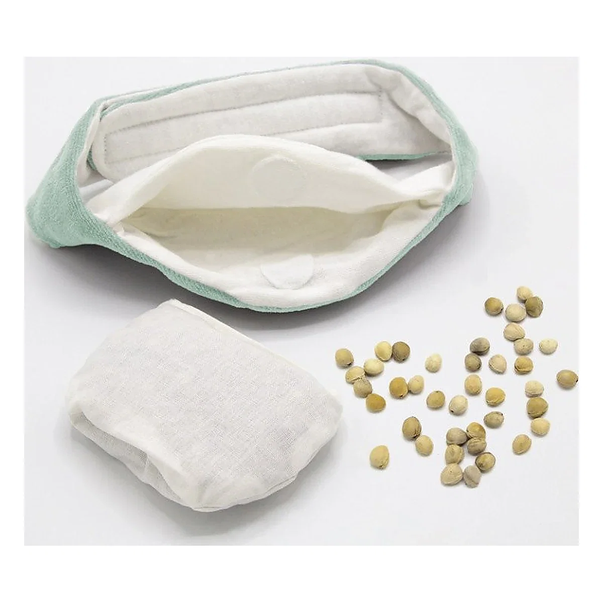 Centura anticolici cu samburi de cirese BabyJem Sleepy Cloud (Culoare: Turcoaz) 0 luni [2]