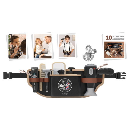 Centura frizer Smoby Barber and Cut negru cu accesorii 3 ani + [2]