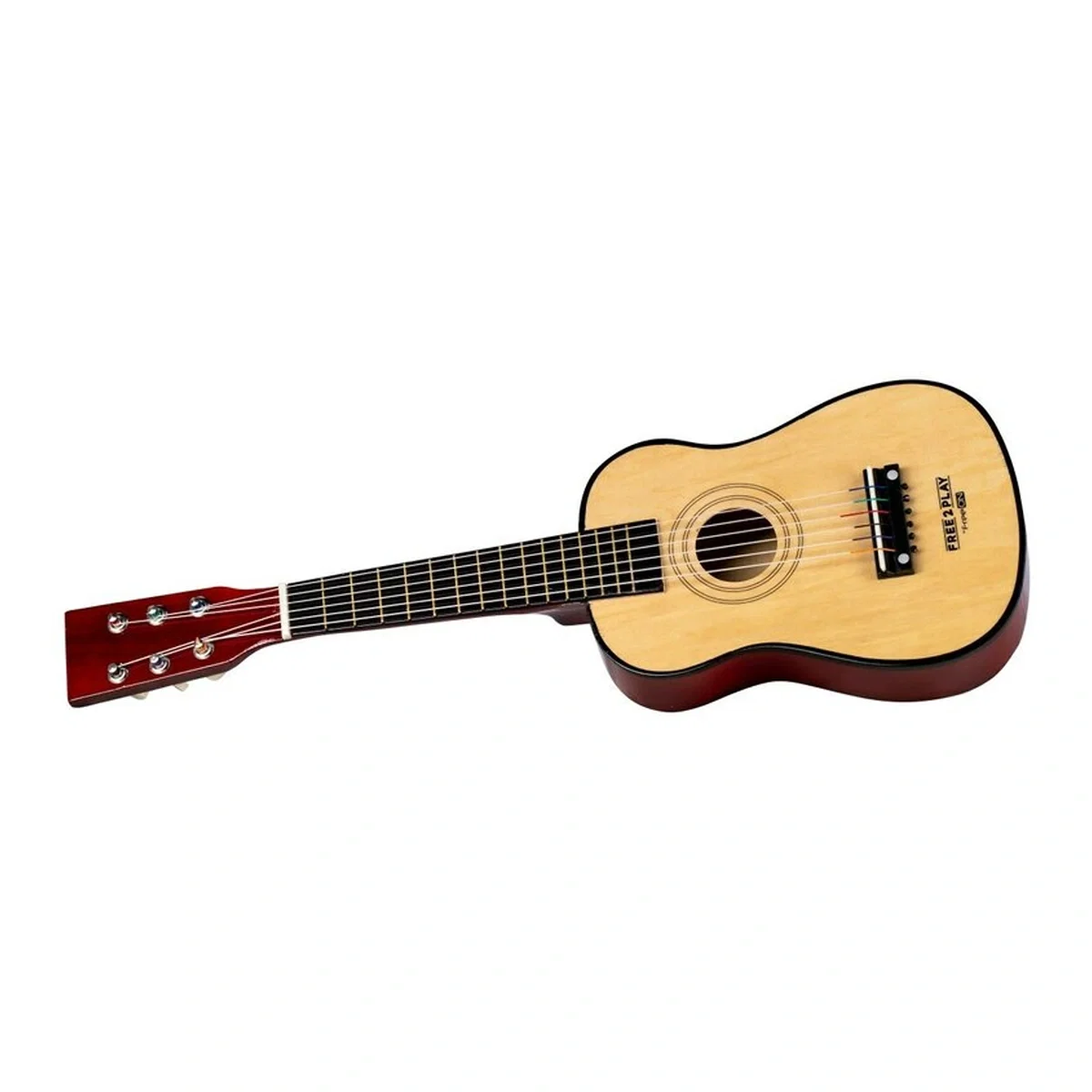 Chitara din lemn, Free2Play, Cu 6 corzi metalice, 59 cm, 3 ani+, Brown [2]
