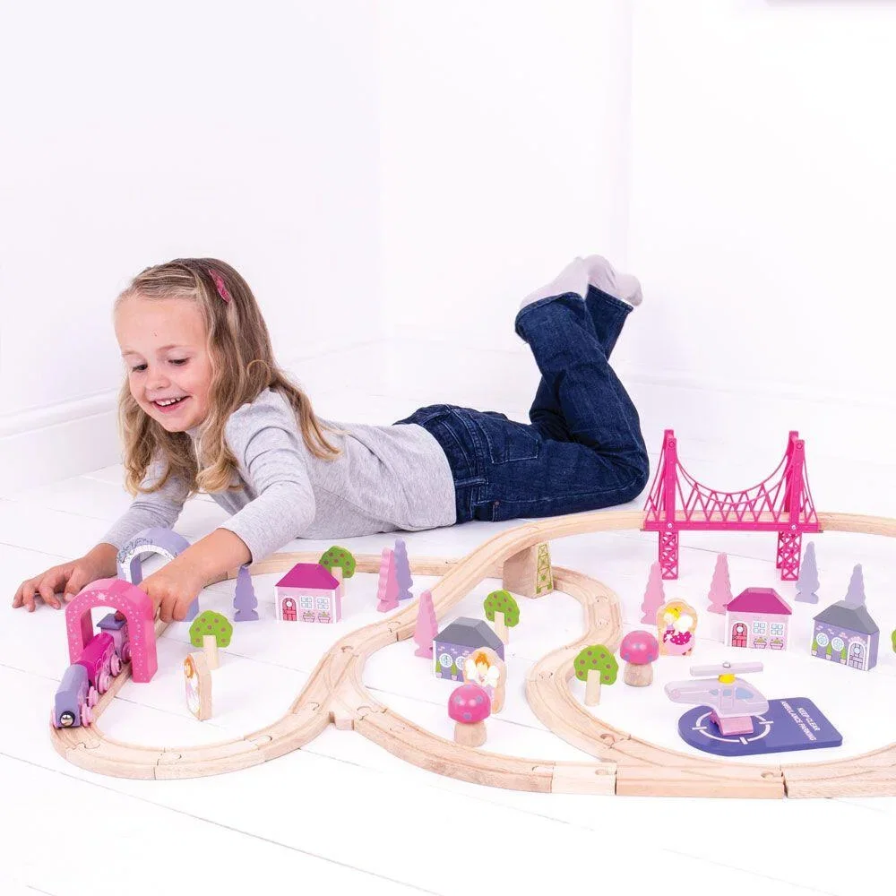 Circuit - Oraselul zanelor (75 piese) BIGJIGS Toys 3 ani+ [12]