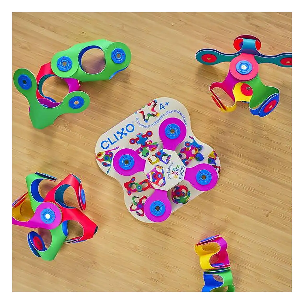 Clixo® joc magnetic de construit - Tiny & Mighty (9 piese) 99 ani [3]