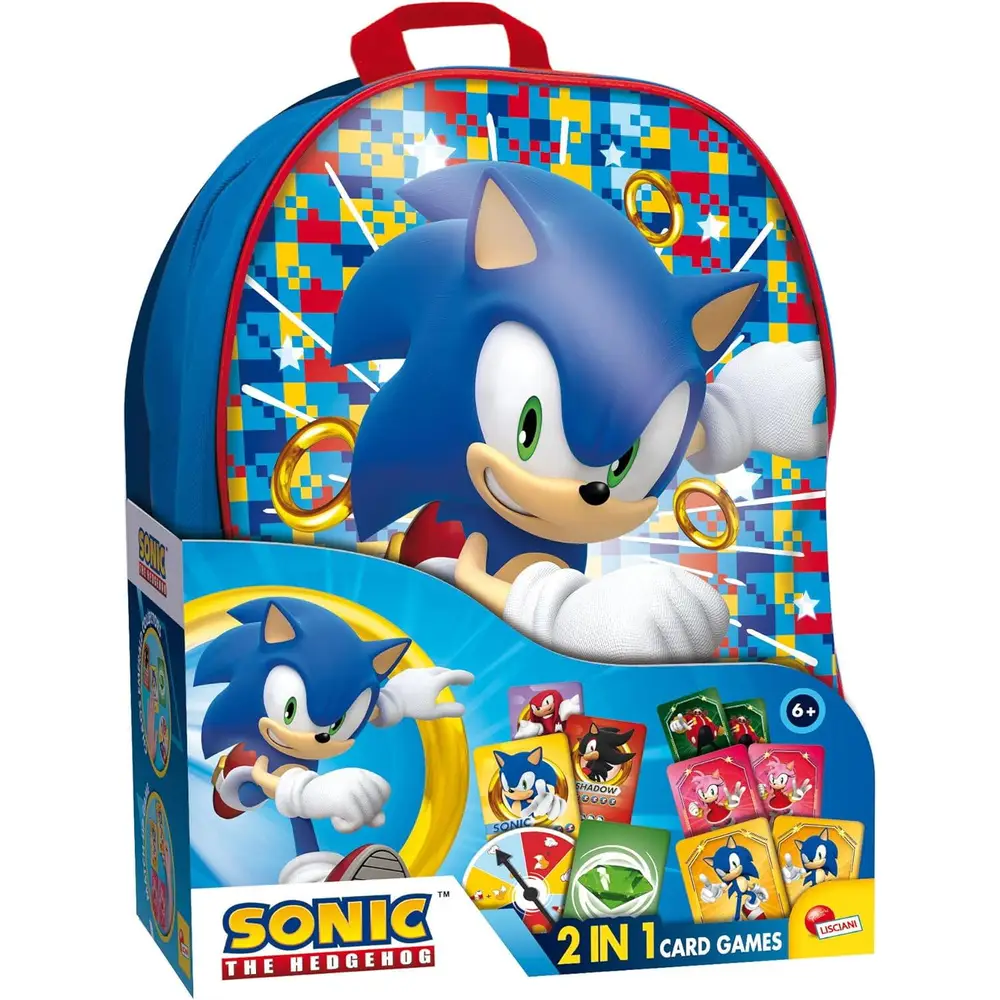 Jocuri de societate - Colectie de jocuri in ghiozdanel - Sonic LISCIANI 3 ani