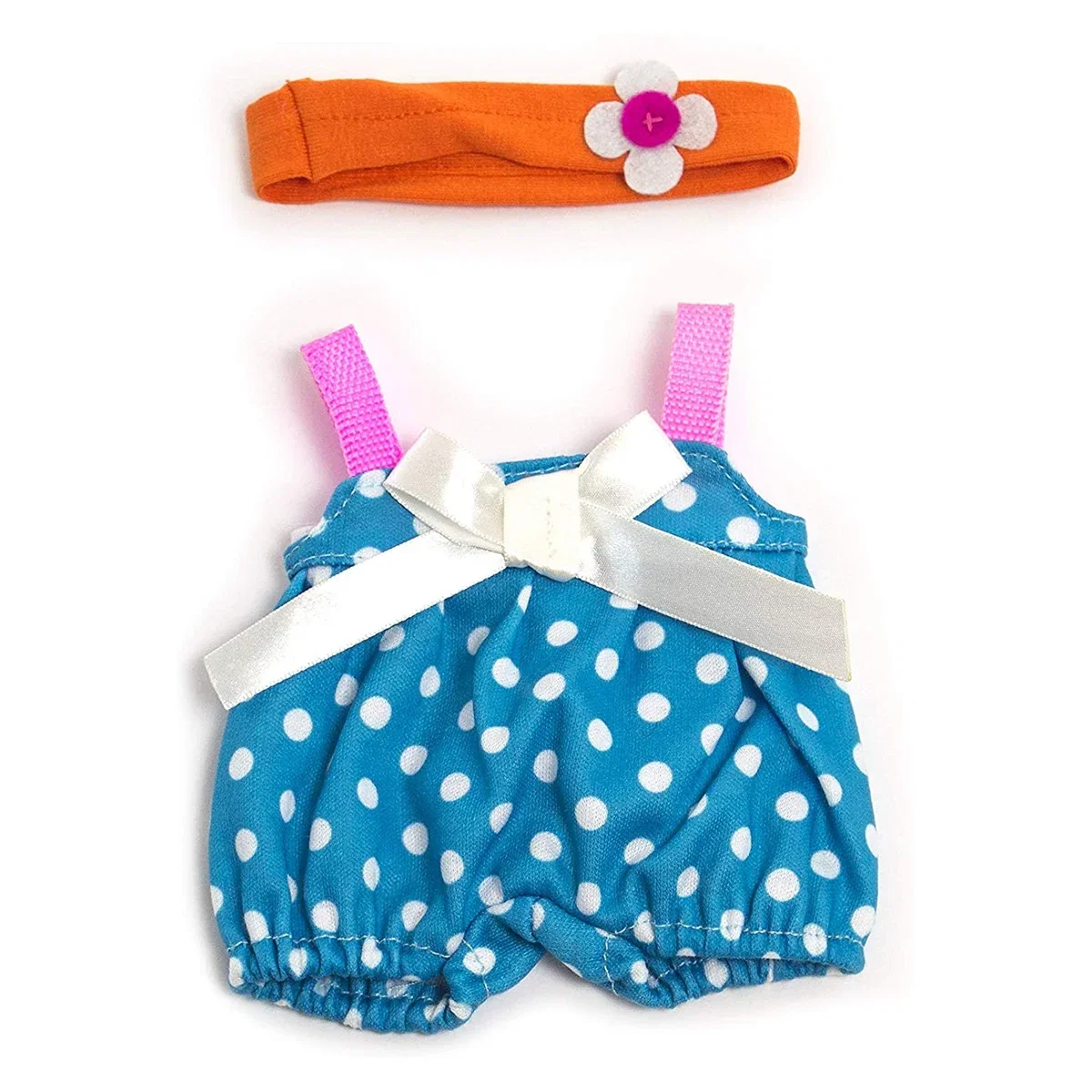 Hainute si accesorii pentru papusi - Compleu pentru papusi 21 cm - Vreme calda Fetita - Miniland