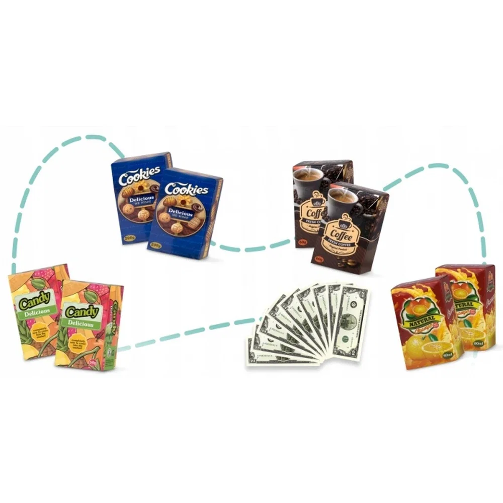 Cos de cumparaturi cu accesorii incluse Ricokids - Roz 3 ani+ [2]