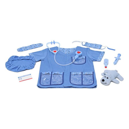 Jocuri si creativitate - Costum carnaval copii Medic Veterinar Melissa and Doug 7 ani