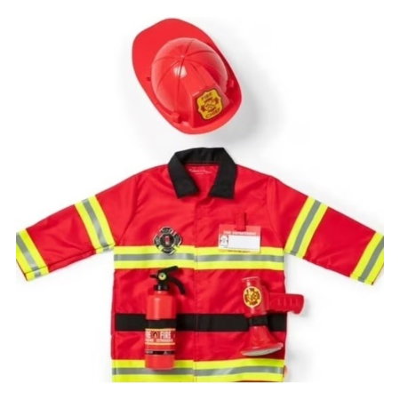 Jocuri si creativitate - Costum carnaval copii Pompier Sef Melissa and Doug 7 ani