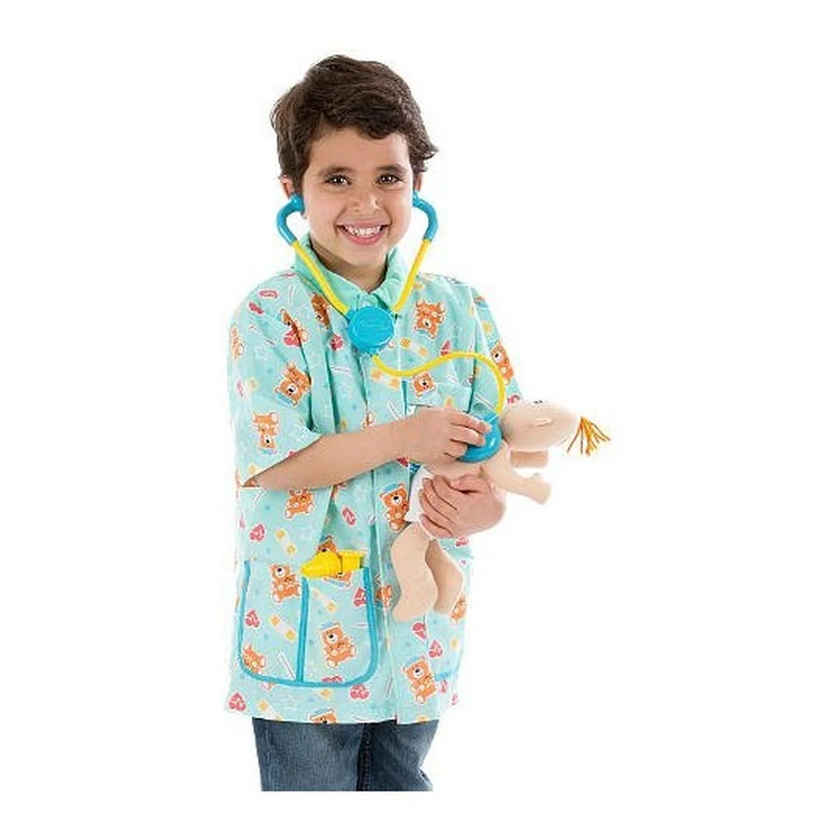 Costume carnaval copii - Costum de carnaval Asistenta medicala pediatrie (3-6 ani) Melissa & Doug