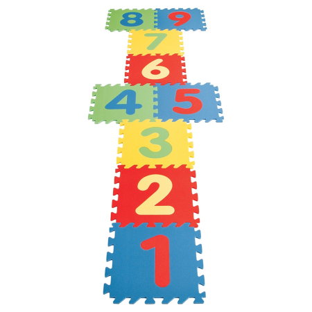 Camera copilului - Covor puzzle cu cifre Pilsan Educational 3 ani +