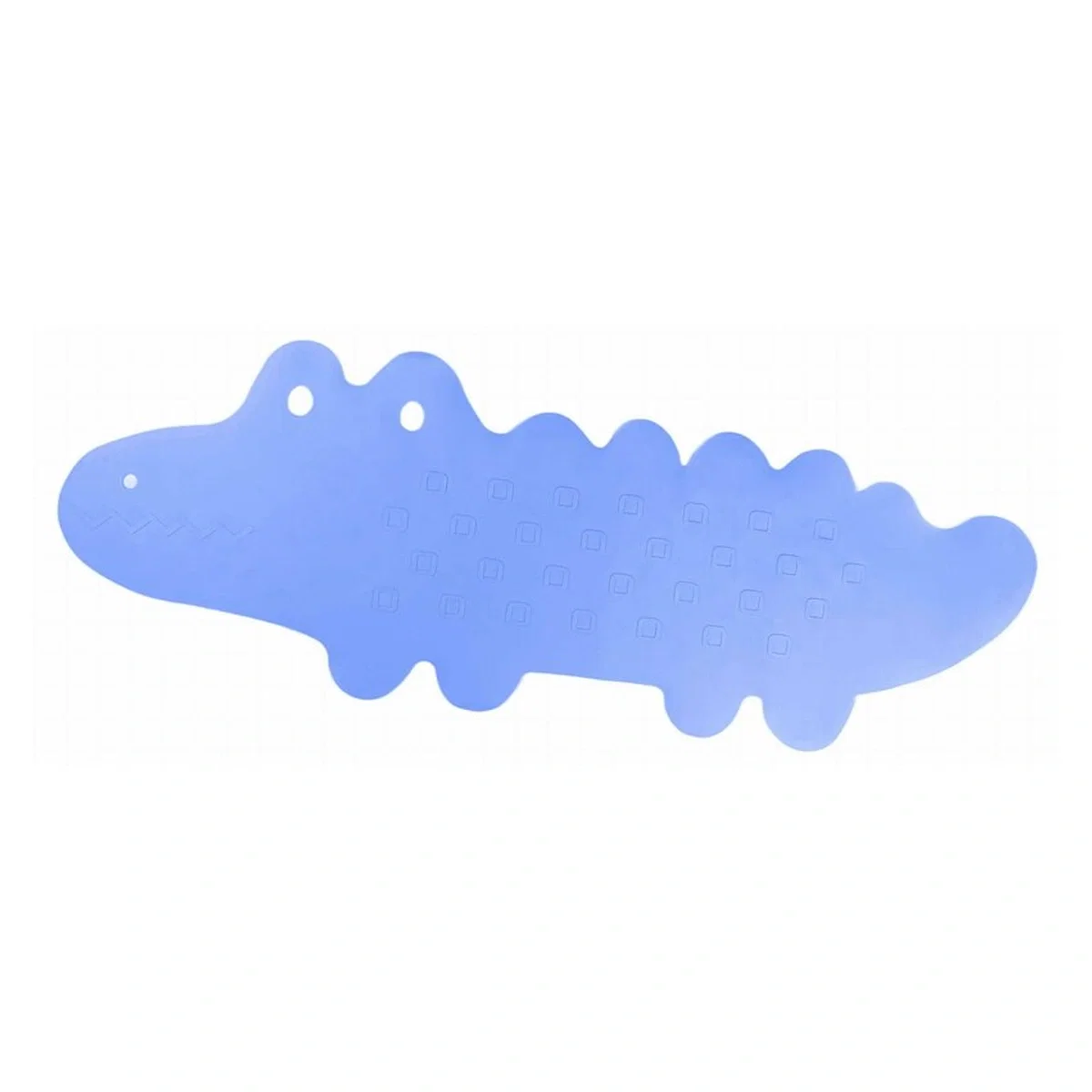 Covoras de baie, Bocioland, Antiderapant, Cu ventuze, Silicon, 33 x 90 cm, Crocodile Blue [1]