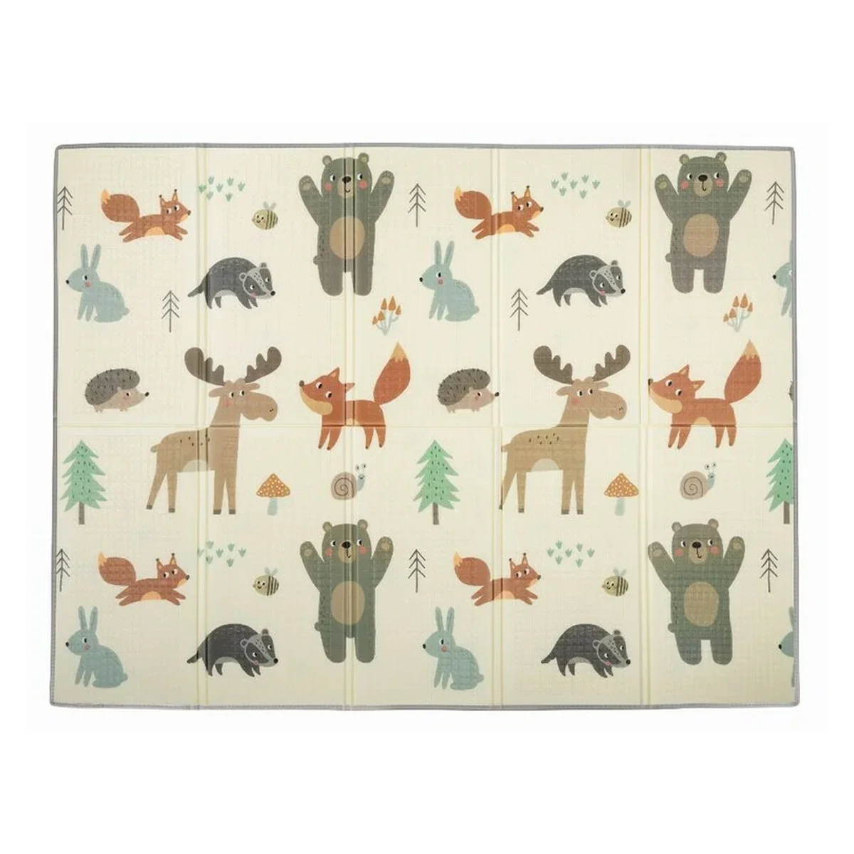 Covoras de joaca, FreeON, Magic Friends, Cu doua fete, Pliabil, 200 x 150 cm, Multicolor 0 luni+ [3]
