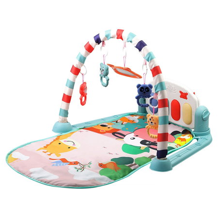 Jucarii bebelusi - Covoras de joaca muzical Chipolino Happy animals