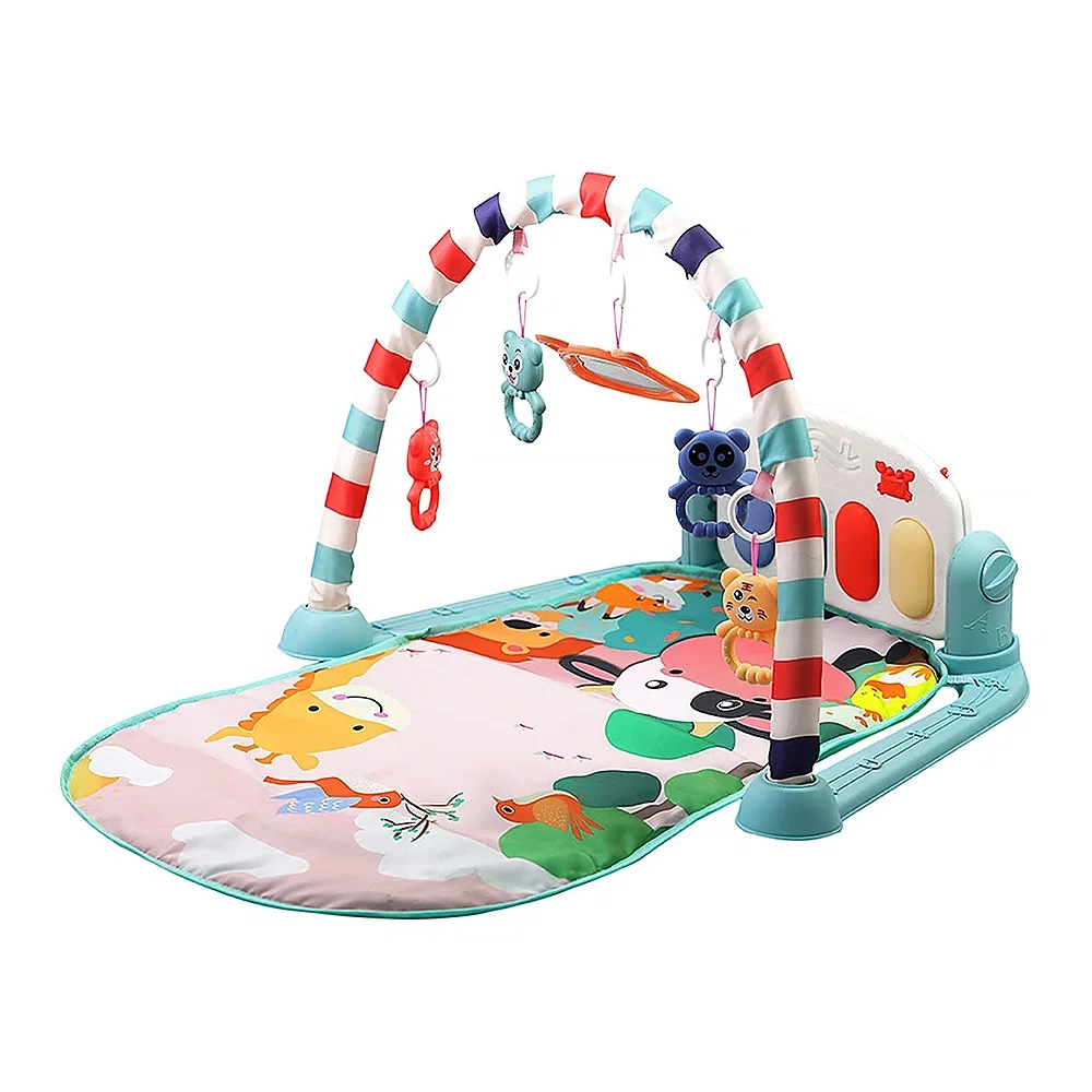 Jucarii bebelusi - Covoras de joaca muzical Chipolino Happy animals