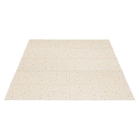 Covoras educativ, Lionelo, Zora, Din spuma XPE non-toxica, Cu doua fete, Suprafata antiderapanta, 180x200 cm, Grosime 1.5 cm, Pliabil, Include geanta pentru transport, Bej [4]