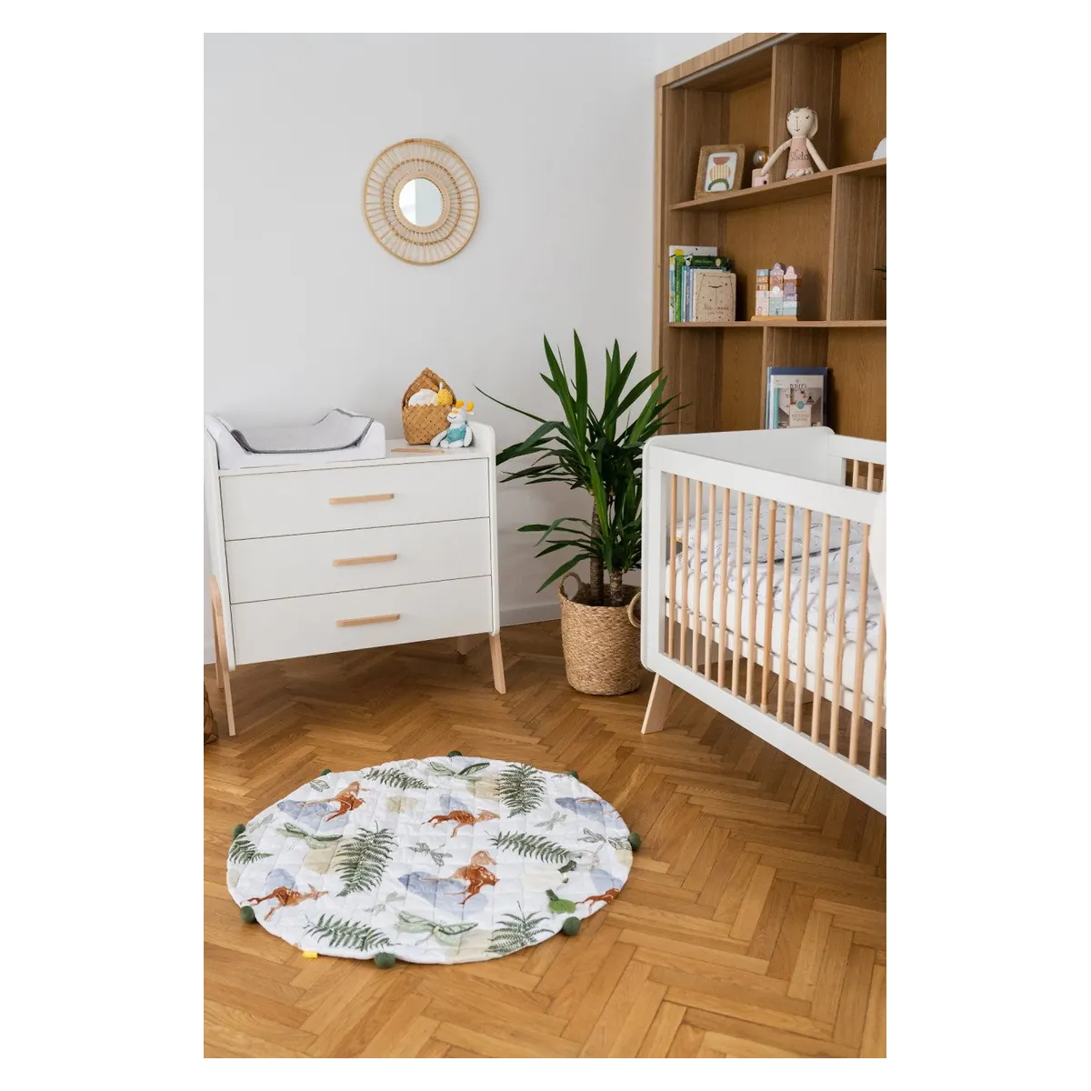 Covoras senzorial si educational bebelusi Skiddou Doee, 105 cm [4]
