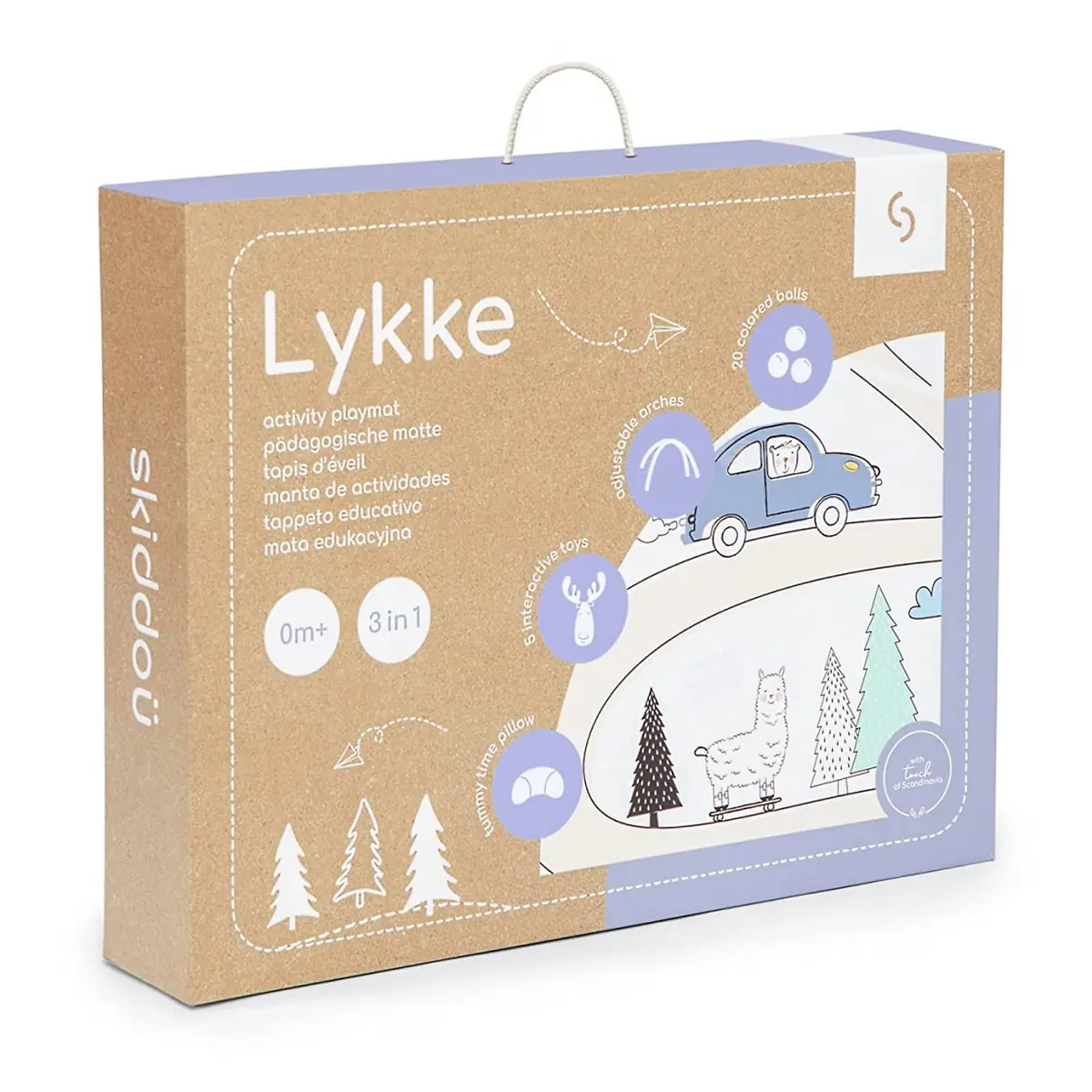 Covoras senzorial si educativ 3 in 1 Skiddou Lykke [5]