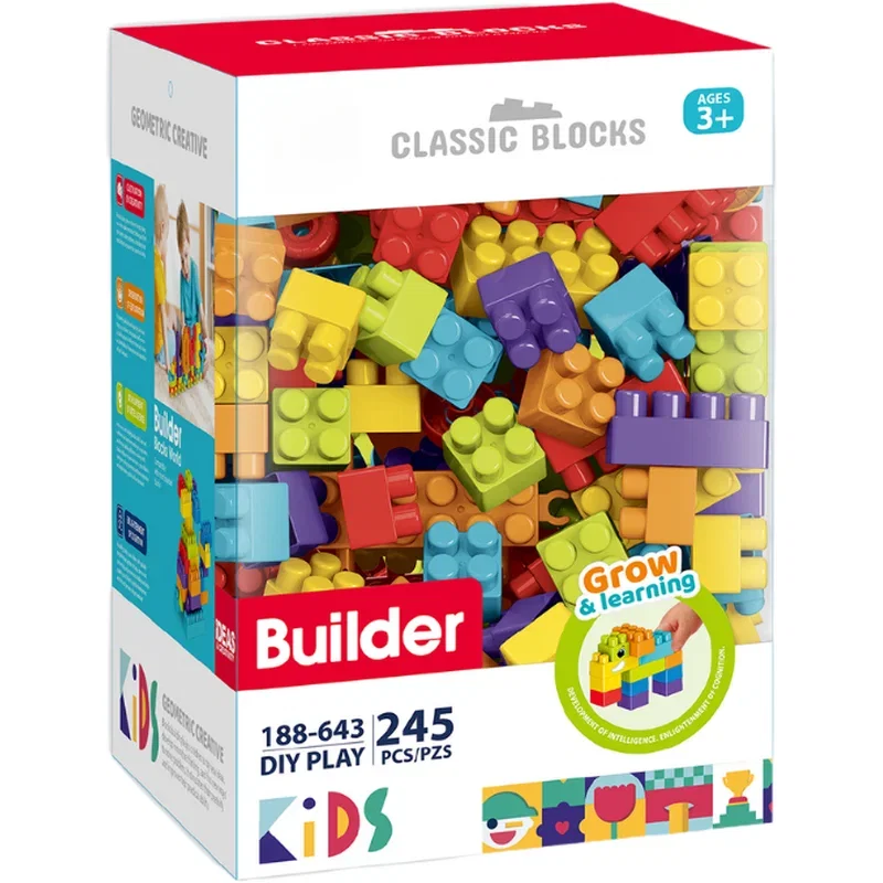 Cuburi de construit (245 piese) Bufnitel 3 ani [1]