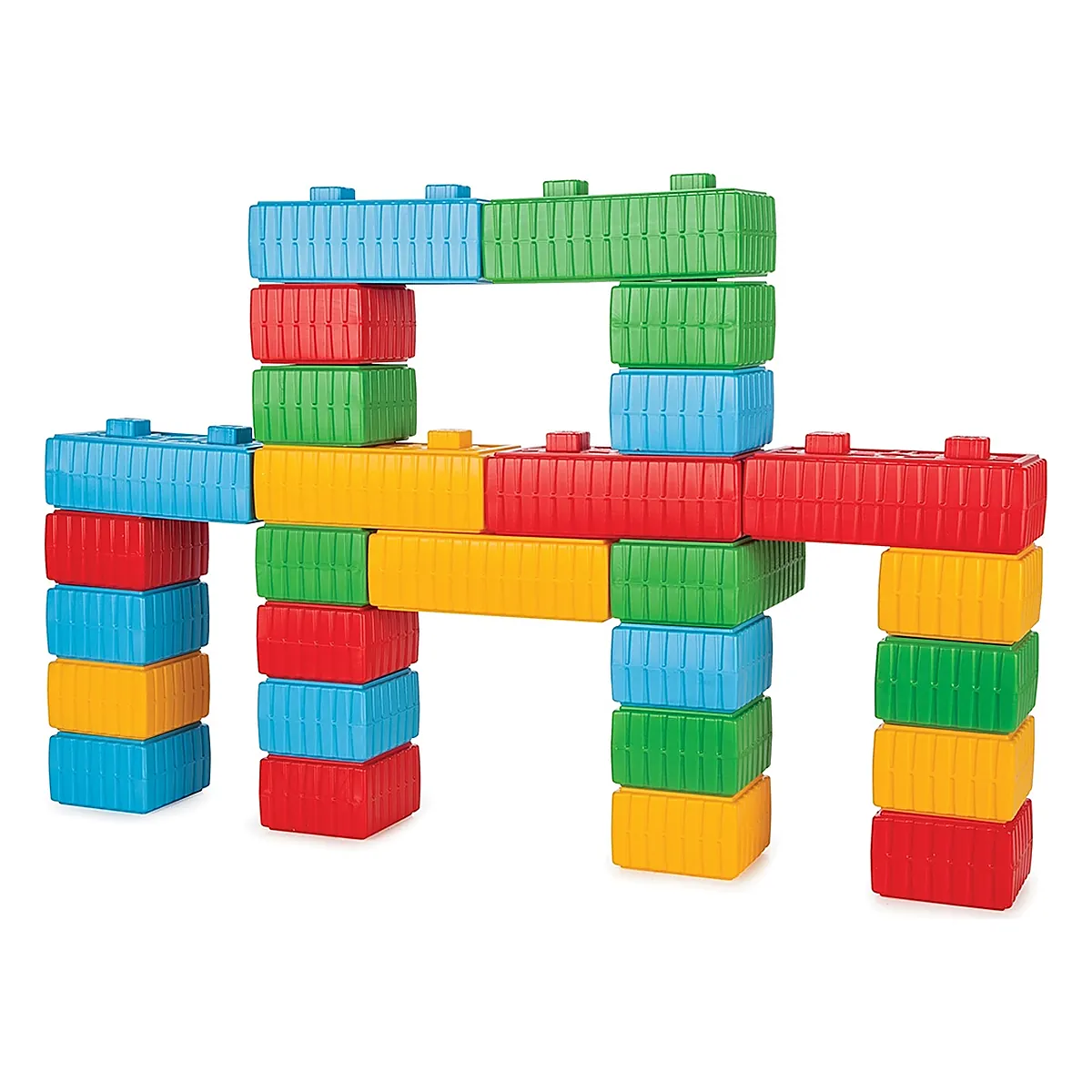Cuburi de construit Brick Blocks and Car Set 43 piese Pilsan 3 ani + [1]