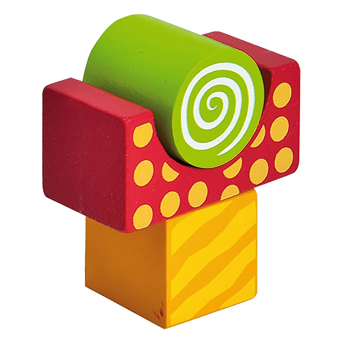 Cuburi de lemn in galetusa Wooden Blocks 50 piese Eichhorn 2 ani + [3]