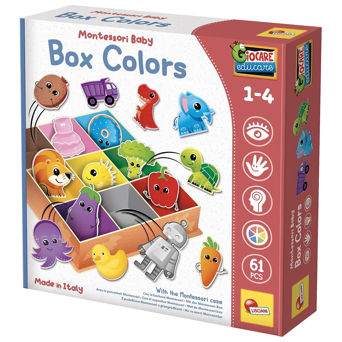 Jocuri Montessori - Cutiuta Montessori - Culori LISCIANI 4 ani