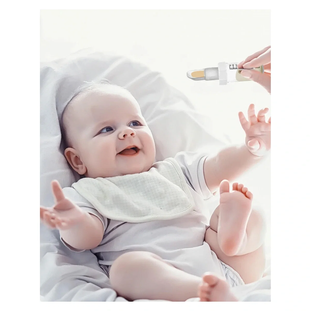 Dispozitiv cu gradatie pentru administrare lapte matern sau medicamente BabyJem [2]