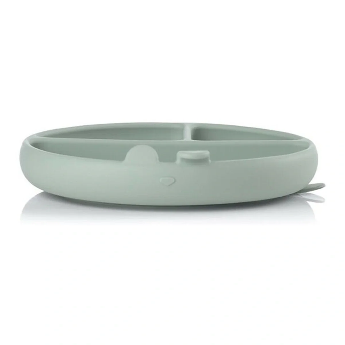 Farfurie BLW, Jane, Din silicon, Cu ventuze, 17 x 17 x 4 cm, BPA Free, Mint 4 luni [2]