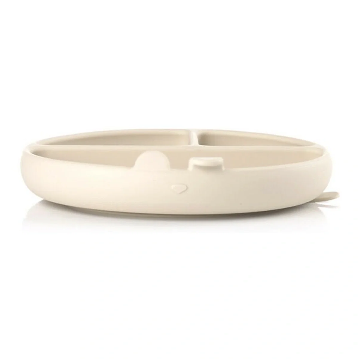 Farfurie BLW, Jane, Din silicon, Cu ventuze, 17 x 17 x 4 cm, BPA Free, Sand 4 luni [2]