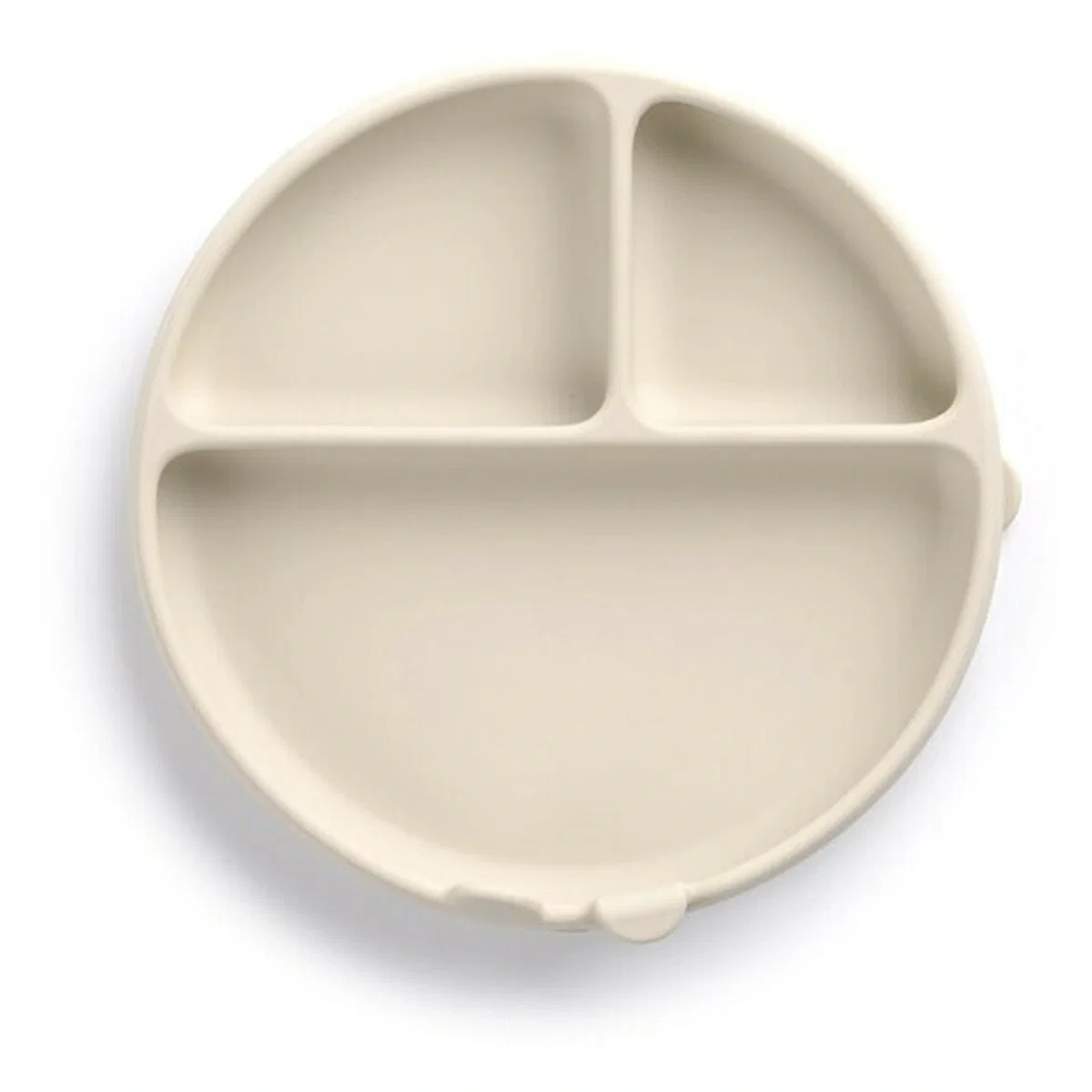 Farfurie BLW, Jane, Din silicon, Cu ventuze, 17 x 17 x 4 cm, BPA Free, Sand 4 luni [1]