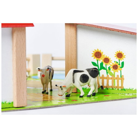Ferma din lemn Eichhorn 51x36x17 cm cu 20 accesorii 3 ani [7]