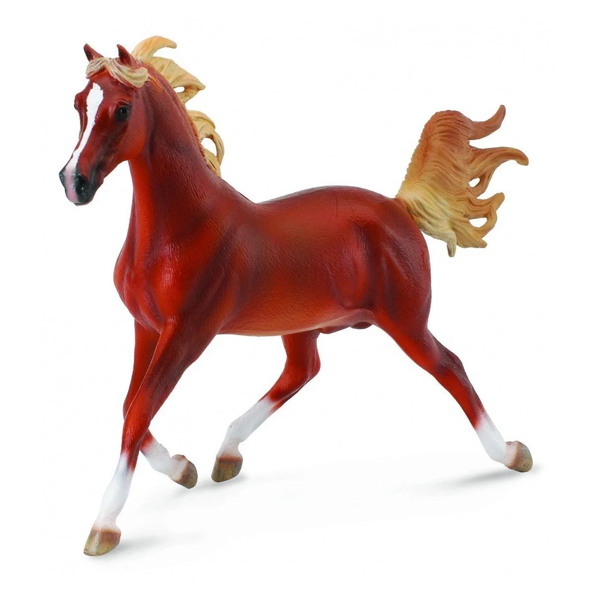 Cai - Figurina Armasar Arabian Chestnut Collecta