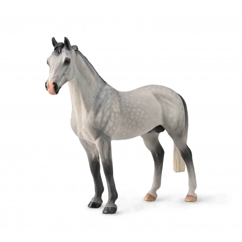 Cai - Figurina armasar Hanoverian Dappled Grey Collecta 3 ani +