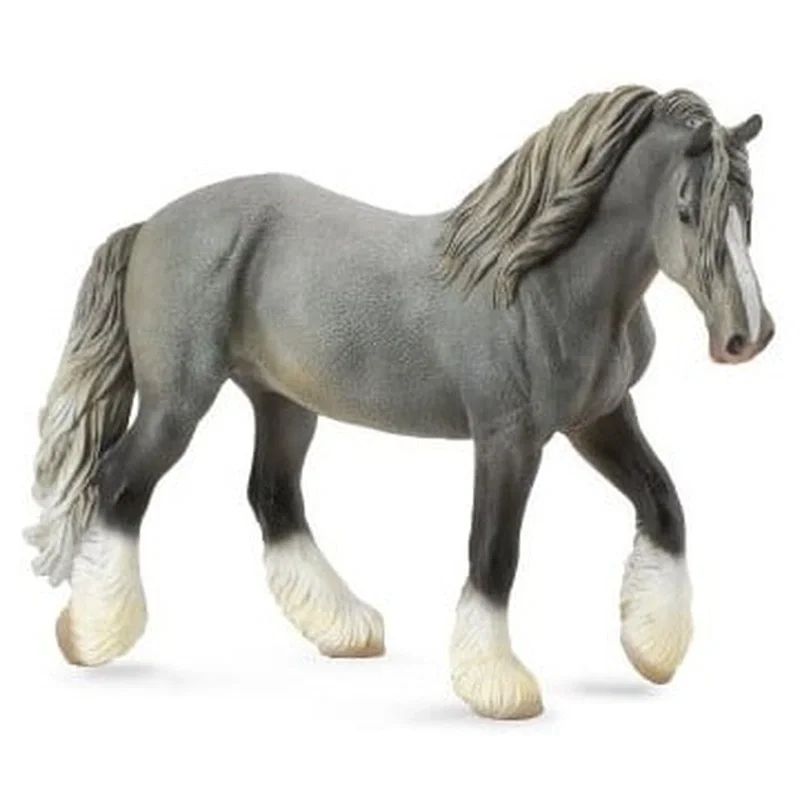 Cai - Figurina Cal Mare Gri Shire XL Collecta