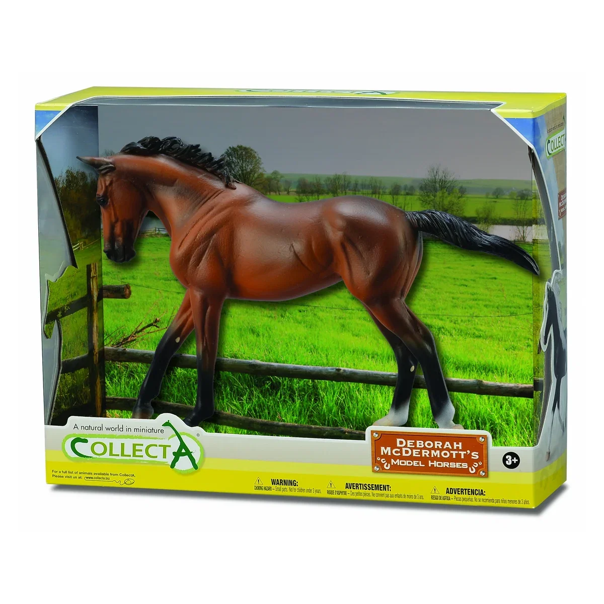 Cai - Figurina in cutie Iapa Thoroughbred Bay Collecta
