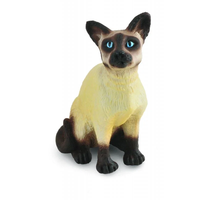 Viata la ferma - Figurina Pisica Siameaza sezand Collecta 3 ani +