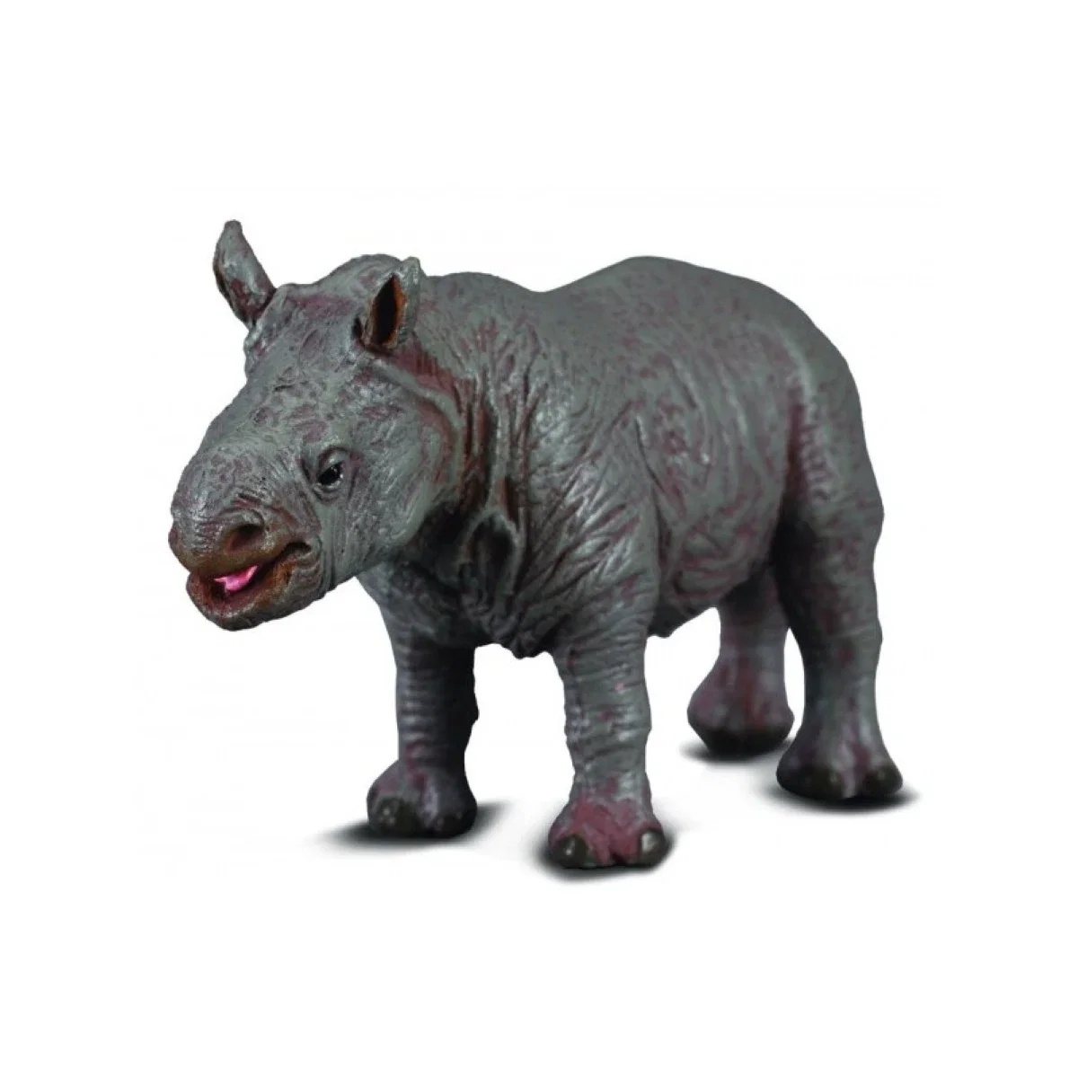 Animale salbatice - Figurina pui de Rinocer alb S Collecta